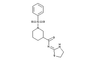 1-besyl-N-thiazolidin-2-ylidene-nipecotamide