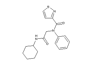 N-[2-(cyclohexylamino)-2-keto-ethyl]-N-phenyl-isothiazole-3-carboxamide