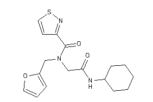 N-[2-(cyclohexylamino)-2-keto-ethyl]-N-(2-furfuryl)isothiazole-3-carboxamide