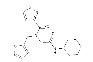 N-[2-(cyclohexylamino)-2-keto-ethyl]-N-(2-thenyl)isothiazole-3-carboxamide