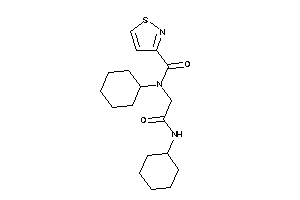 N-cyclohexyl-N-[2-(cyclohexylamino)-2-keto-ethyl]isothiazole-3-carboxamide