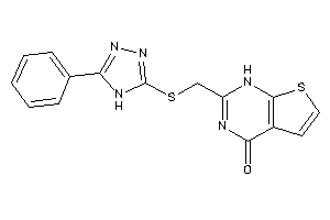 2-[[(5-phenyl-4H-1,2,4-triazol-3-yl)thio]methyl]-1H-thieno[2,3-d]pyrimidin-4-one