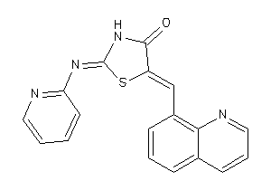 2-(2-pyridylimino)-5-(8-quinolylmethylene)thiazolidin-4-one