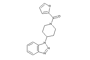 [4-(benzotriazol-1-yl)piperidino]-(2-furyl)methanone