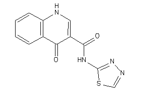 4-keto-N-(1,3,4-thiadiazol-2-yl)-1H-quinoline-3-carboxamide