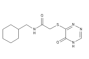 N-(cyclohexylmethyl)-2-[(5-keto-4H-1,2,4-triazin-6-yl)thio]acetamide