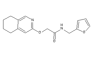 N-(2-furfuryl)-2-(5,6,7,8-tetrahydroisoquinolin-3-yloxy)acetamide