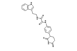 N-[4-(2,6-diketo-3-piperidyl)phenyl]-N'-[2-(1H-indol-3-yl)ethyl]oxamide