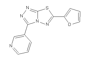 Image of 6-(2-furyl)-3-(3-pyridyl)-[1,2,4]triazolo[3,4-b][1,3,4]thiadiazole