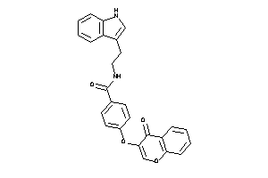 N-[2-(1H-indol-3-yl)ethyl]-4-(4-ketochromen-3-yl)oxy-benzamide