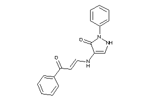 4-[(3-keto-3-phenyl-prop-1-enyl)amino]-2-phenyl-3-pyrazolin-3-one