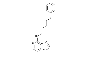 4-phenoxybutyl(9H-purin-6-yl)amine