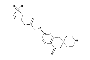 N-(1,1-diketo-2,3-dihydrothiophen-3-yl)-2-(4-ketospiro[chroman-2,4'-piperidine]-7-yl)oxy-acetamide