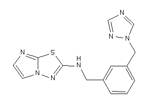 Imidazo[2,1-b][1,3,4]thiadiazol-2-yl-[3-(1,2,4-triazol-1-ylmethyl)benzyl]amine