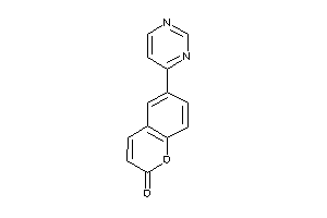 Image of 6-(4-pyrimidyl)coumarin