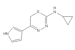 Cyclopropyl-[5-(1H-pyrrol-3-yl)-6H-1,3,4-thiadiazin-2-yl]amine