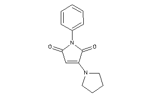 1-phenyl-3-pyrrolidino-3-pyrroline-2,5-quinone