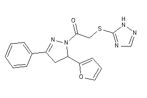 1-[5-(2-furyl)-3-phenyl-2-pyrazolin-1-yl]-2-(1H-1,2,4-triazol-5-ylthio)ethanone