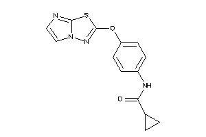 N-(4-imidazo[2,1-b][1,3,4]thiadiazol-2-yloxyphenyl)cyclopropanecarboxamide