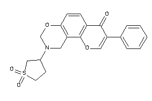 9-(1,1-diketothiolan-3-yl)-3-phenyl-8,10-dihydropyrano[2,3-f][1,3]benzoxazin-4-one