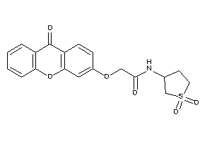 N-(1,1-diketothiolan-3-yl)-2-(9-ketoxanthen-3-yl)oxy-acetamide