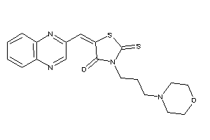 3-(3-morpholinopropyl)-5-(quinoxalin-2-ylmethylene)-2-thioxo-thiazolidin-4-one