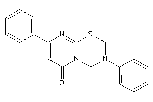 3,8-diphenyl-2,4-dihydropyrimido[2,1-b][1,3,5]thiadiazin-6-one