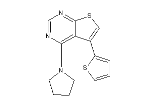 4-pyrrolidino-5-(2-thienyl)thieno[2,3-d]pyrimidine