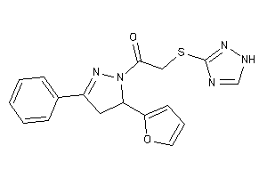 1-[5-(2-furyl)-3-phenyl-2-pyrazolin-1-yl]-2-(1H-1,2,4-triazol-3-ylthio)ethanone