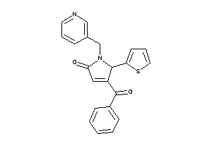 4-benzoyl-1-(3-pyridylmethyl)-5-(2-thienyl)-3-pyrrolin-2-one