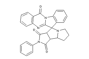2-phenylspiro[3a,6,7,8,8a,8b-hexahydropyrrolo[3,4-a]pyrrolizine-4,6'-indolo[2,1-b]quinazoline]-1,3,12'-trione