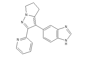 Image of 5-[2-(2-pyridyl)-5,6-dihydro-4H-pyrrolo[2,1-e]pyrazol-3-yl]-1H-benzimidazole