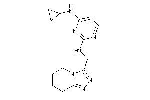 Cyclopropyl-[2-(5,6,7,8-tetrahydro-[1,2,4]triazolo[4,3-a]pyridin-3-ylmethylamino)pyrimidin-4-yl]amine