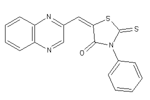 3-phenyl-5-(quinoxalin-2-ylmethylene)-2-thioxo-thiazolidin-4-one