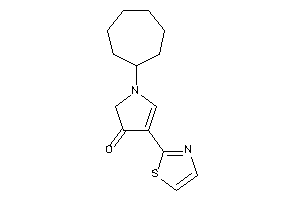 1-cycloheptyl-4-thiazol-2-yl-2-pyrrolin-3-one