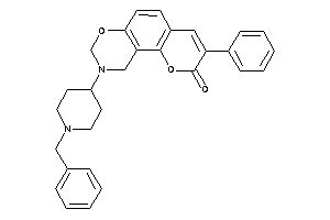 9-(1-benzyl-4-piperidyl)-3-phenyl-8,10-dihydropyrano[2,3-f][1,3]benzoxazin-2-one