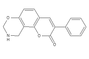 Image of 3-phenyl-9,10-dihydro-8H-pyrano[2,3-f][1,3]benzoxazin-2-one
