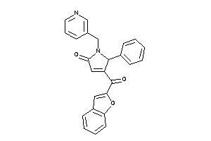 4-(benzofuran-2-carbonyl)-5-phenyl-1-(3-pyridylmethyl)-3-pyrrolin-2-one