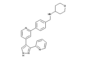 Image of [4-[4-[3-(2-pyridyl)-1H-pyrazol-4-yl]-2-pyridyl]benzyl]-tetrahydropyran-4-yl-amine