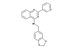 Piperonyl-[2-(3-pyridyl)quinazolin-4-yl]amine