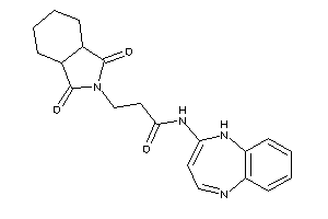 Image of N-(1H-1,5-benzodiazepin-2-yl)-3-(1,3-diketo-3a,4,5,6,7,7a-hexahydroisoindol-2-yl)propionamide