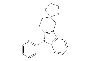 9'-(2-pyridyl)spiro[1,3-dioxolane-2,3'-2,4-dihydro-1H-carbazole]