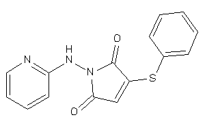 3-(phenylthio)-1-(2-pyridylamino)-3-pyrroline-2,5-quinone