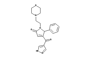 1-(2-morpholinoethyl)-5-phenyl-4-(1H-pyrazole-4-carbonyl)-3-pyrrolin-2-one