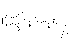 N-[3-[(1,1-diketothiolan-3-yl)amino]-3-keto-propyl]-5-keto-3,9b-dihydro-2H-thiazolo[2,3-a]isoindole-3-carboxamide