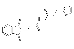 N-[2-(2-furfurylamino)-2-keto-ethyl]-3-phthalimido-propionamide