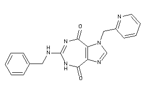 Image of 6-(benzylamino)-1-(2-pyridylmethyl)-5H-imidazo[4,5-e][1,3]diazepine-4,8-quinone