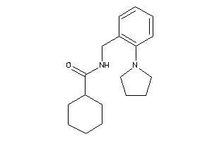 N-(2-pyrrolidinobenzyl)cyclohexanecarboxamide