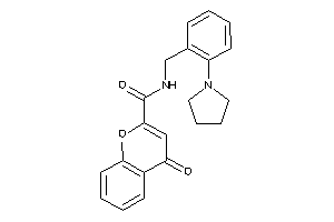 4-keto-N-(2-pyrrolidinobenzyl)chromene-2-carboxamide