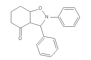 2,3-diphenyl-3,3a,5,6,7,7a-hexahydroindoxazen-4-one